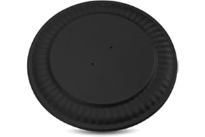 DAIRRR FUUU Chimney Flue Stopper Cover Stove Pipe Cap 6719900 Fits 4" - 8" Furnace Tube Flue Wall Opening, Fireplace Flue Hole Cover, Wall Decor Covers BM0026 BM0353, Black, 1 Pack