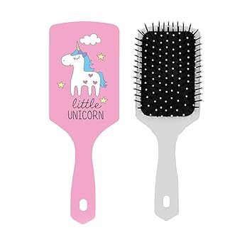 Amazon Com Hairbrush For Girls Unicorn Hair Brush With Fine Abs