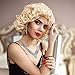Marilyn Wig Short Curly Blonde Monroe Hair Wigs with Rhinestone Necklace Earrings Women Retro Party Cosplay Costume Set