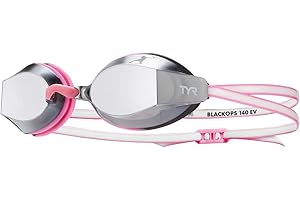 TYR Black Ops 140 EV Racing Mirrored Swim Goggles Women's Fit