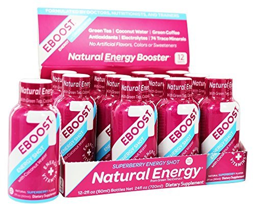 Eboost - Natural Energy Shot Super Berry - 2 oz. by uhsupply.com