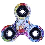 Camouflage Print Floral Fidget Hand Spinner Toy Time Killer for Relieve ADHD Anxiety Reduce Stress EDC Focus Toy (7#)