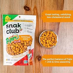 Snak Club Toasted Corn, Tajin Clásico Chili & Lime