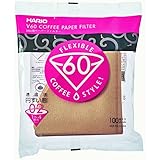 Hario V60 Misarashi Coffee Paper Filter (Size 02, 100 Count, Natural) (Kitchen)