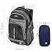 Lightweight Backpack, OYD Sports Backpack 55L Hiking Backpack Outdoor Travel Water Resistant Foldable Backpack ultralight backpack for Camping, Trekking and Mountain Climbing ( Black )