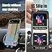 Car Phone Mount Holder Air Vent, BOENFU 2-in-1 Upgraded Gravity Automatic Locking Phone Holder for All Air Vents, Compatible with 4.7-6.5-inch iPhone Samsung Galaxy and More