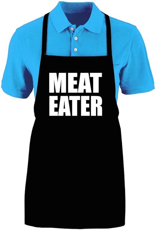 Funny "MEAT EATER" Apron; One Size Fits Most Medium