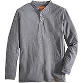 Venado Henley Long Sleeve Shirts for Men - Mens Henley with Flex Material