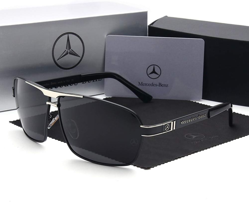 Men Aviator Sunglasses Women Vintage Polarized Pilot Sun Glasses UV 400 Protection (StyleB black)