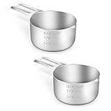 BERYLER 2PCS 3/4Cup (180ml, 6oz) Single Measuring