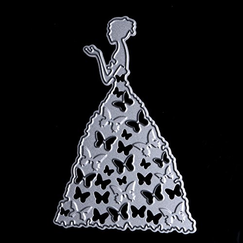 Whitelotous Different Patterns Metalic Cutting Dies Stencils DIY Scrapbooking Album Paper Card (Type A)