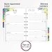 Kathy Davis for Day-Timer 2020 Weekly Planner/Appointment Book Refill, 5-1/2