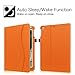 Fintie iPad 9.7 2018 2017 / iPad Air 2 / iPad Air Case - [Corner Protection] Multi-Angle Viewing Folio Cover w/Pocket, Auto Wake/Sleep for Apple iPad 6th / 5th Gen, iPad Air 1/2, Orange