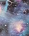 New Fashion Women Blue Rayon Galaxy Space Print Loop Circle Infinity Scarf