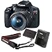 Canon EOS Rebel T7 DSLR Camera w/EF-S 18-55mm f/3.5-5.6 is II Lens + 32GB Memory Bundlethumb 1