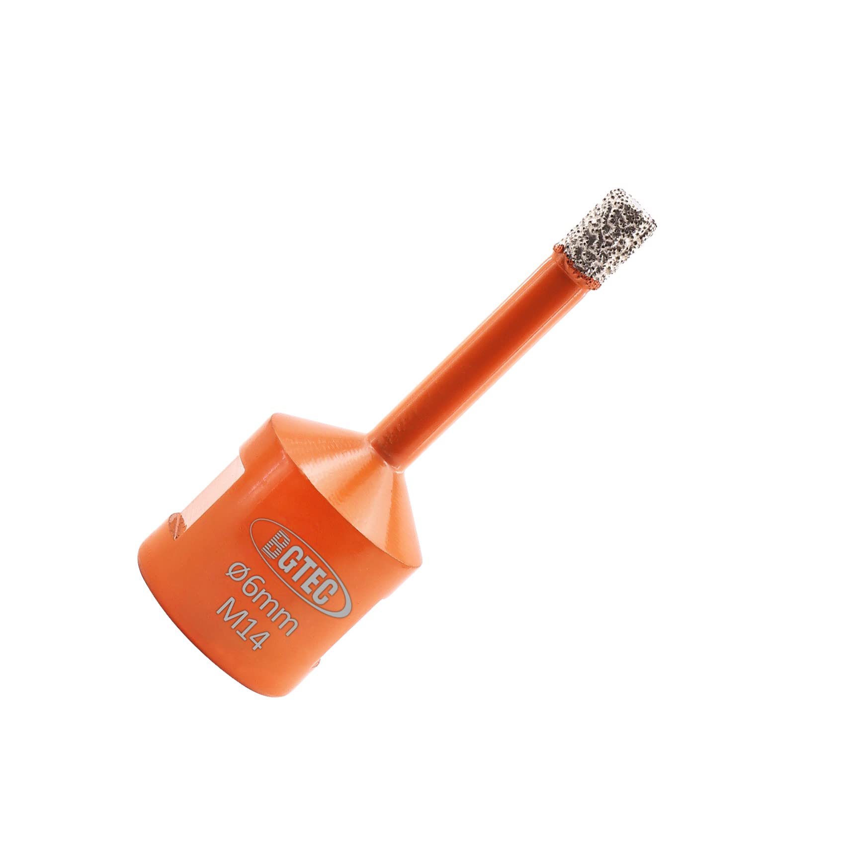 BGTEC Dry Diamond Core Drill Bits Diameter 6mm for Porcelain Tile Ceramic Marble Brick with M14 Thread