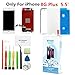 Premium Screen Replacement for iPhone 8 Plus (5.5 inch) LCD Display Digitizer 3D Touch Repair Kits - with Free Cover, Waterproof Adhesive, Tempered Glass, Tools, Instruction (White)