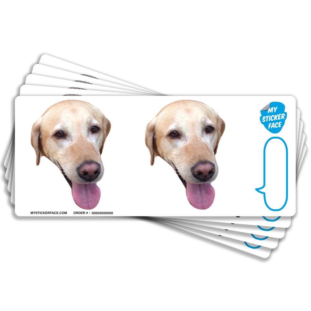 Custom Face Stickers, Pet Stickers, Stickers of Your Face, 3.5" Sticker Sheet - 5 Sheets - Custom Gift