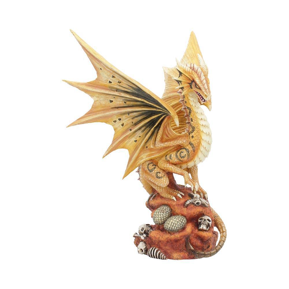 Nemesis Now Adult Desert Dragon Anne Stokes 24.5cm Figurine, Resin, Yellow, One Size