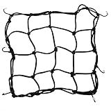 Cosmos ® Black Color 6 Hooks Bike Bicycle Motorcycle Bungee Cargo Net, 12