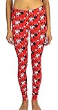 Disney Minnie Mouse Leggings Red