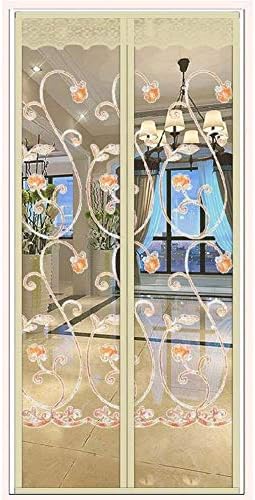 ドアカーテン 蚊帳磁気スクリーンネットドアと窓蚊帳バルコニーから自動的に離れて上下に密閉引き戸リビングルーム子供部屋 網戸 Color 全国どこでも送料無料 Size D 160x230