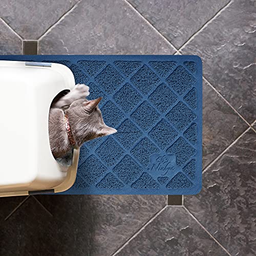 Niubya Premium Cat Litter Mat, Litter Box Mat with NonSlip and