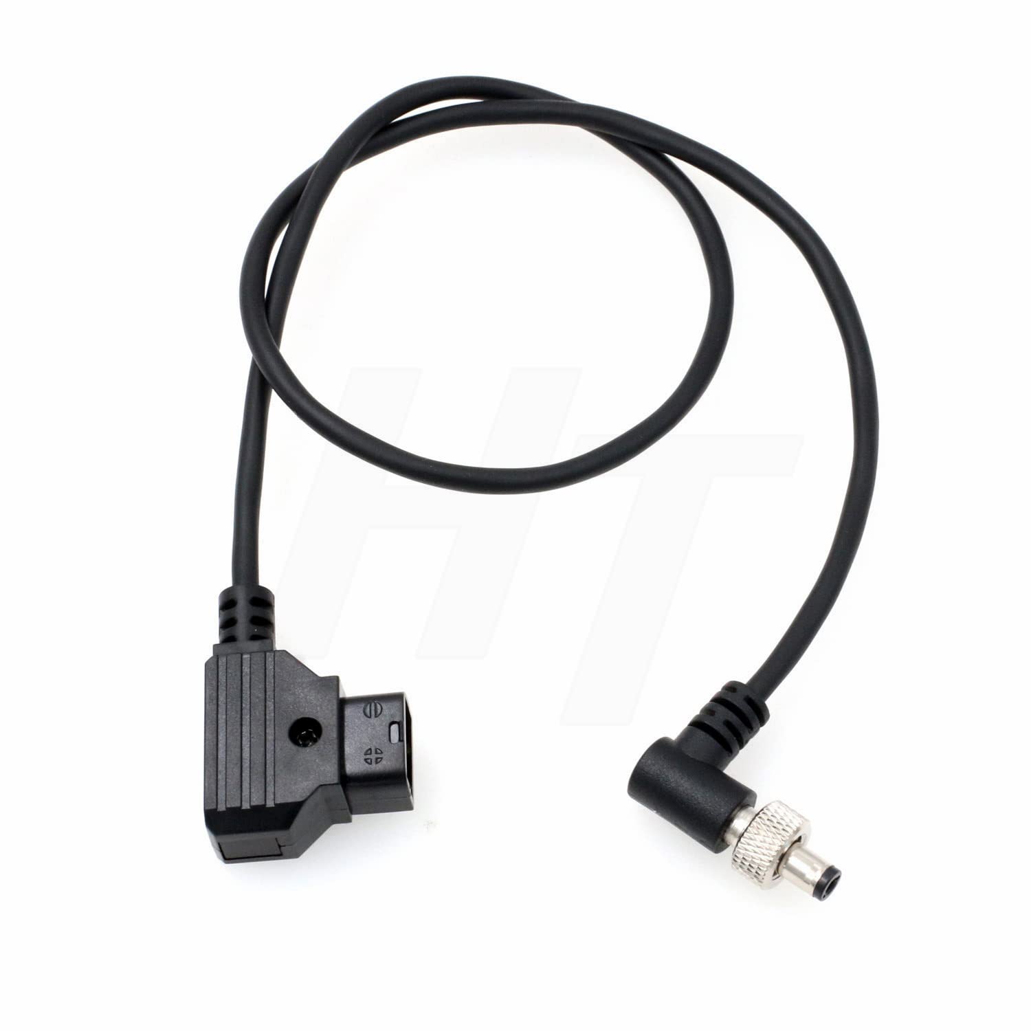 HangTon D-tap Locking DC Barrel Right Angle Power Cable for Video Devices PIX-E7 Atomos Ninja V Monitor