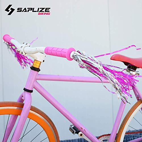 image for SAPLIZE Bike Handlebar Grips, for Kids Girls Boys Bikes, Balance Bikes