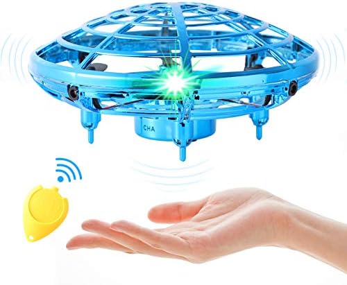 ドローン 子供向け ミニUFOドローン おもちゃ ドローン 2スピード 360度回転 手動ドローン フライングボールドローン 屋内小型 五つのセンサーが搭載 ヘリコプター ドローン男の子 女の子ギフト USB充電 ハンドコントロール RC ドローン