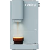 Terra Kaffe Demi Compact Fully Automatic Espresso Machine - Cloud | Roaster-approved espresso settings, barista-level quality with built-in grinder, coffee machine