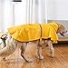 okdeals Large Dog Raincoat Leisure Pet Waterproof Clothes Lightweight Rain Jacket Poncho with Strip Reflective (XXL)