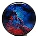 Nebula Blue & Red Galaxy Ear Plugs - Acrylic Screw-On - 10 Sizes - Pair