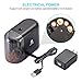BOOCOSA Pencil Sharpener, BEST Heavy Duty Steel Blade, Electric Pencils Sharpener with Auto Stop for School Classroom Office Home - Precise Perfect Point Every time for Artists Kids Adults (0.8)