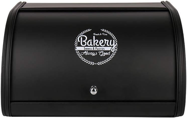 LUYANhapy9 Vintage Farmhouse Bread Box, Extra Large Retro Roll Top Fresh Bread Loaf Cake Storage Bin Food Baking Container Box Kitchen Utensil