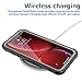 iPhone XR Case, ATOP Full-Body Rugged Armor Cover Case with Built-in Screen Protector Support Wireless Charging Thin Clear Case for iPhone XR 6.1 Inch 2018 (Black/Clear)