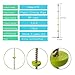 HAPPY PIE PLAY&ADVENTURE Kids Five Knotted Platforms Climbing Rope for Playground Sets/Tree House Exercise Toy - Green