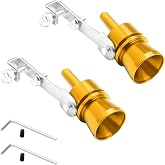 thumbnail image 2 of Turbo Sound Whistle Simulator Muffler Tip – Blow Off Valve Noise Car Accessory (Black) 2 of 4