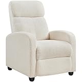 Yaheetech Fabric Recliner Chair Single Sofa Home