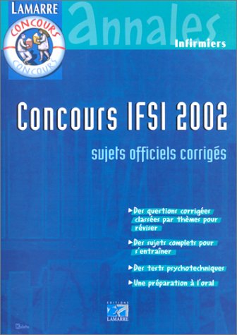Concours IFSI 2002 by Collectif
