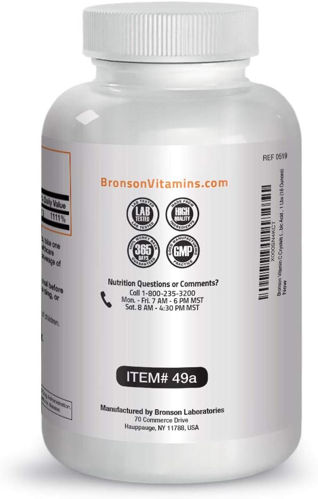 Vitamin C Powder Pure Ascorbic Acid Soluble Fine Non GMO