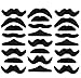 Funny Party Hats 24 Fake Self Adhesive Mustaches