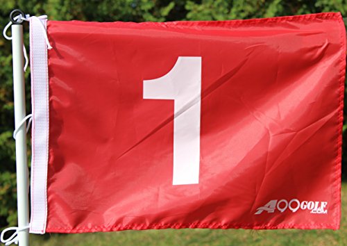 A99 Golf Practice Portable Flag & Cup Hole Pole Cup Flag Stick Putting Green Flagstick (Flag #1)