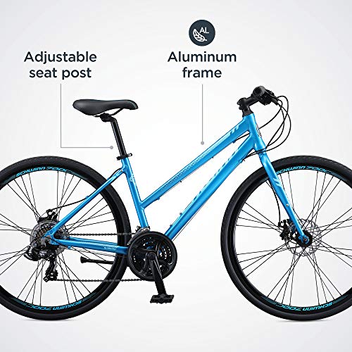 Schwinn Volare Hybrid Sports Road Bike, Men and Women, Aluminum