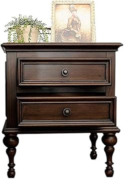 Amazon Com Deprq Nightstand Bedroom Solid Wood Bedside Table