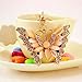 Jzcky Shzrp Pretty Butterfly Shape Crystal Rhinestone Keychain Key Chain Sparkling Key Ring Charm Purse Pendant Handbag Bag Decoration Holiday Gift
