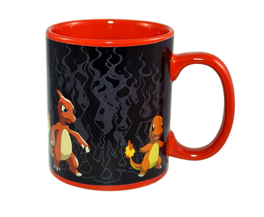 Pokemon Charmander Evolution Heat Change Coffee Mug