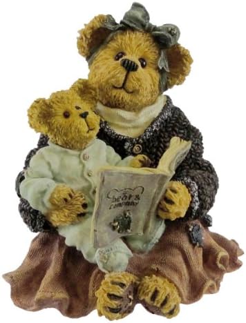 Boyds Bears Resin Momma Mcbearsley W/ Jordan Mothers Day Bearstone 1E - Resin 2.75 IN