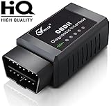 OBD II Scanner, Car Engine Fault Code Reader CAN Diagnostic Scan Tool - Black (OBD Scanner)