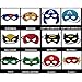 36 Pieces Superhero Masks,Superhero Party Supplies,Party Favor Half Masks for Children, Girls and Boys Mask